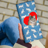 Siberian Cat Print Women's Leather Wallet