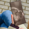 French Bulldog Print Women's Leather Wallet