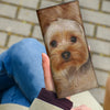 Yorkie Dog Print Women's Leather Wallet