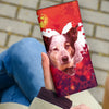 Australian Cattle Dog Print Women's Leather Wallet