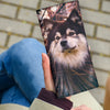 Finnish Lapphund Print Women's Leather Wallet