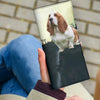 Basset Hound Dog Print Women's Leather Wallet