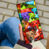 Chiweenie Dog Print Women's Leather Wallet