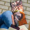 Cute Catalina Macaw Print Women's Leather Wallet