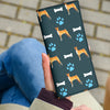 Basenji Dog Print Women's Leather Wallet