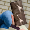 Greater Swiss Mountain Dog Print Women's Leather Wallet