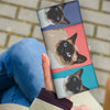 Siamese Cat Print Women's Leather Wallet