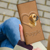 Puggle Dog Print Women's Leather Wallet