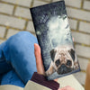 Pug Dog Print Women's Leather Wallet