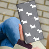 Scottish Terrier Patterns Print Women's Leather Wallet