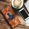 Chow Chow Dog Print Women's Leather Wallet