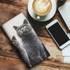 Cute British Shorthair Cat Print Women's Leather Wallet