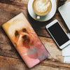 Amazing Dandie Dinmont Terrier Print Women's Leather Wallet