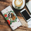 St.Bernard Dog Print Women's Leather Wallet