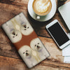 Bichon Frise Print Women's Leather Wallet