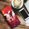 Australian Cattle Dog Print Women's Leather Wallet