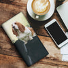 Basset Hound Dog Print Women's Leather Wallet