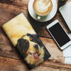 Cute Bernese Mountain Dog Print Women's Leather Wallet