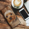 Yorkie Dog Print Women's Leather Wallet