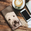 Briard Dog Print Women's Leather Wallet