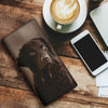 Lovely Curly-Coated Retriever Print Women's Leather Wallet