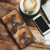 Lovely Brussels Griffon Print Women's Leather Wallet