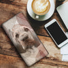 Cute Bloodhound Print Women's Leather Wallet