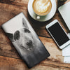 Bull Terrier Print Women's Leather Wallet