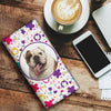 Bulldog Print Women's Leather Wallet