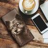 Keeshond Print Women's Leather Wallet